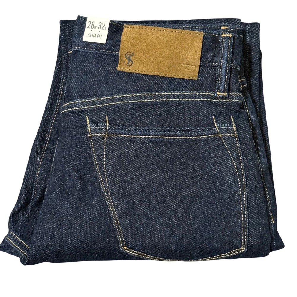 Todd Snyder New York Slim Fit Stretch Indigo‎ Rinse Wash Jeans Mens 28x32